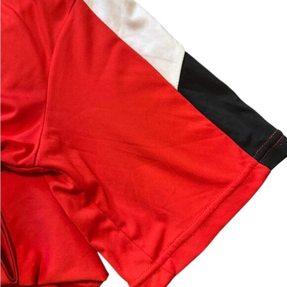 Nike Golf Women's Dri-Fit Polo Shirt Top Red White Black. Size Large - Picture 6 of 9